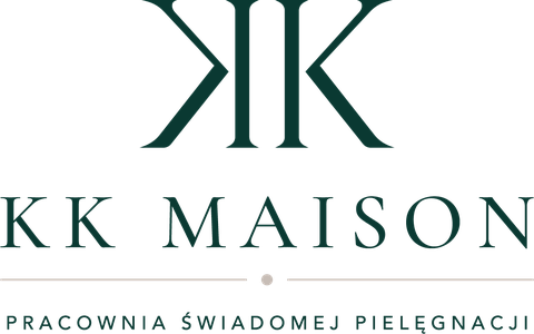 KK Maison: logo pracowni świadomej pielęgnacji